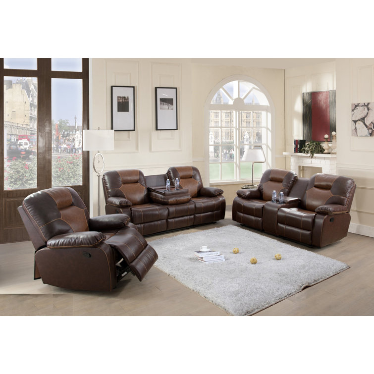 Faux leather store furniture set